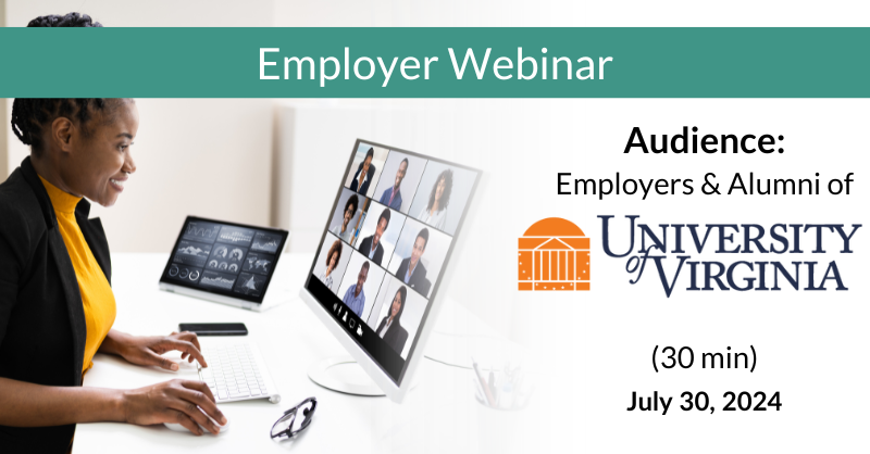 Employer Webinar University of Virginia