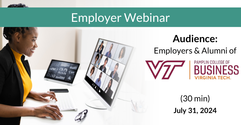 Employer Webinar Virginia Tech Pamplin College of Business (1)